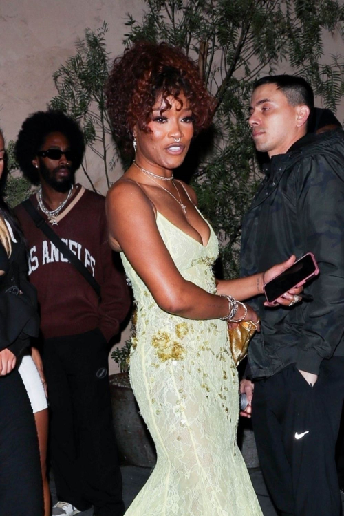 Keke Palmer Leaving Pre-Grammy Party in West Hollywood, February 2024 1