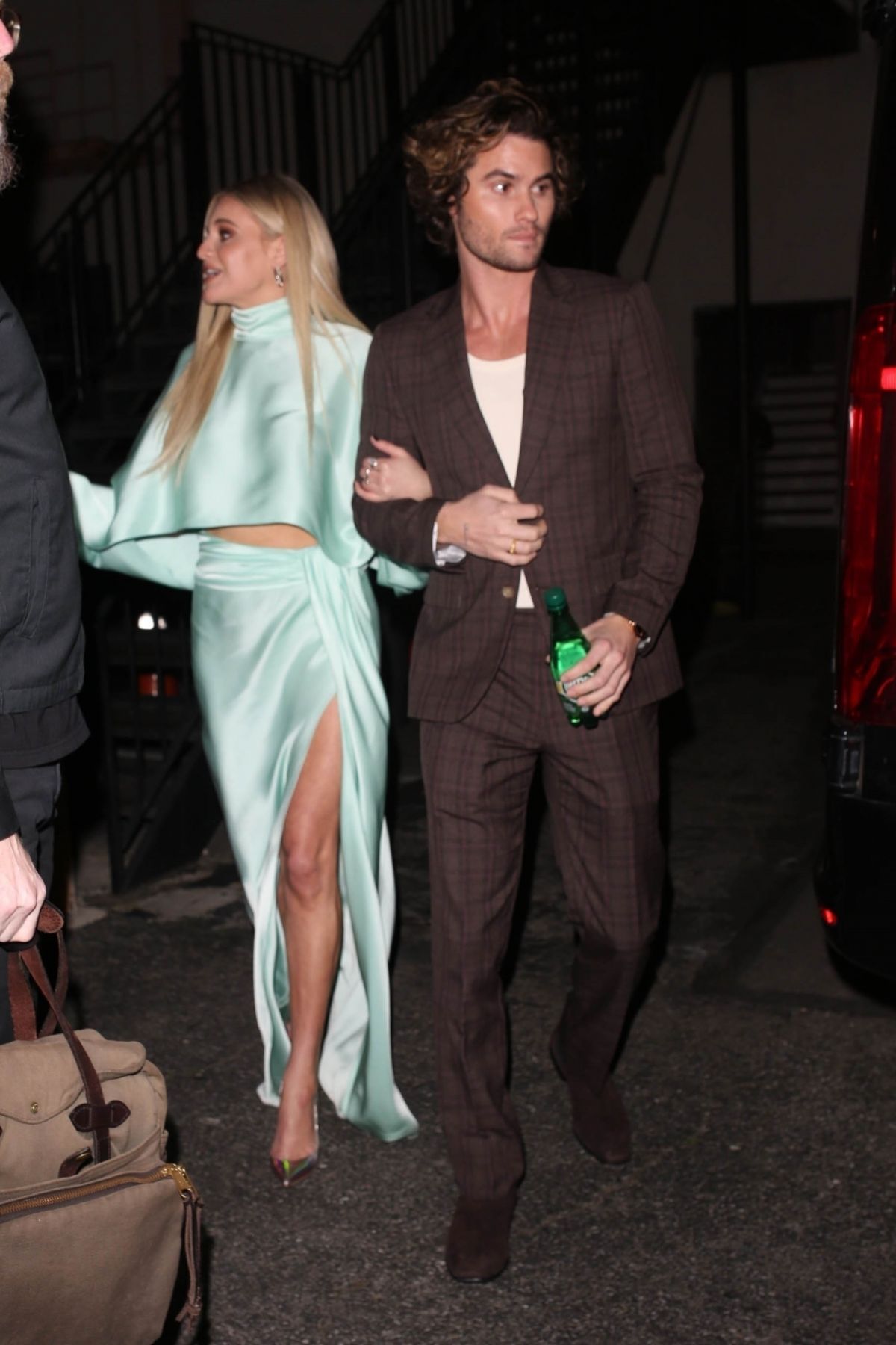 Kelsea Ballerini and Chase Stokes Arrive at Grammy Party in Los Angeles, February 2024