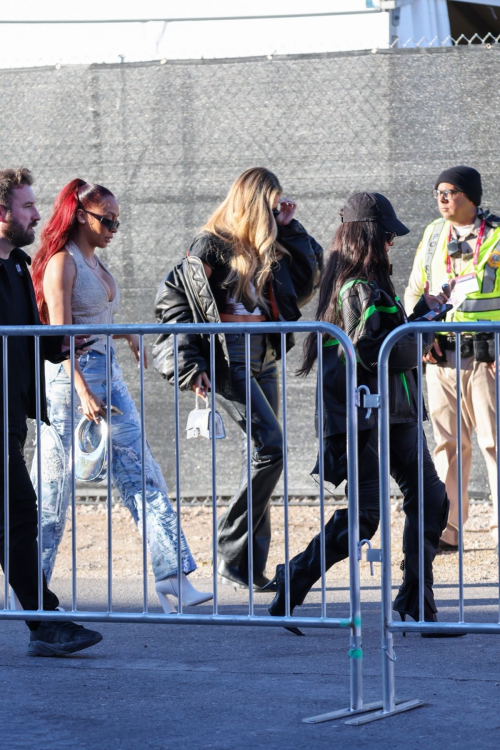 Kendall Jenner, Kim, Kourtney, and Khloe Kardashian at Super Bowl, February 2024 4