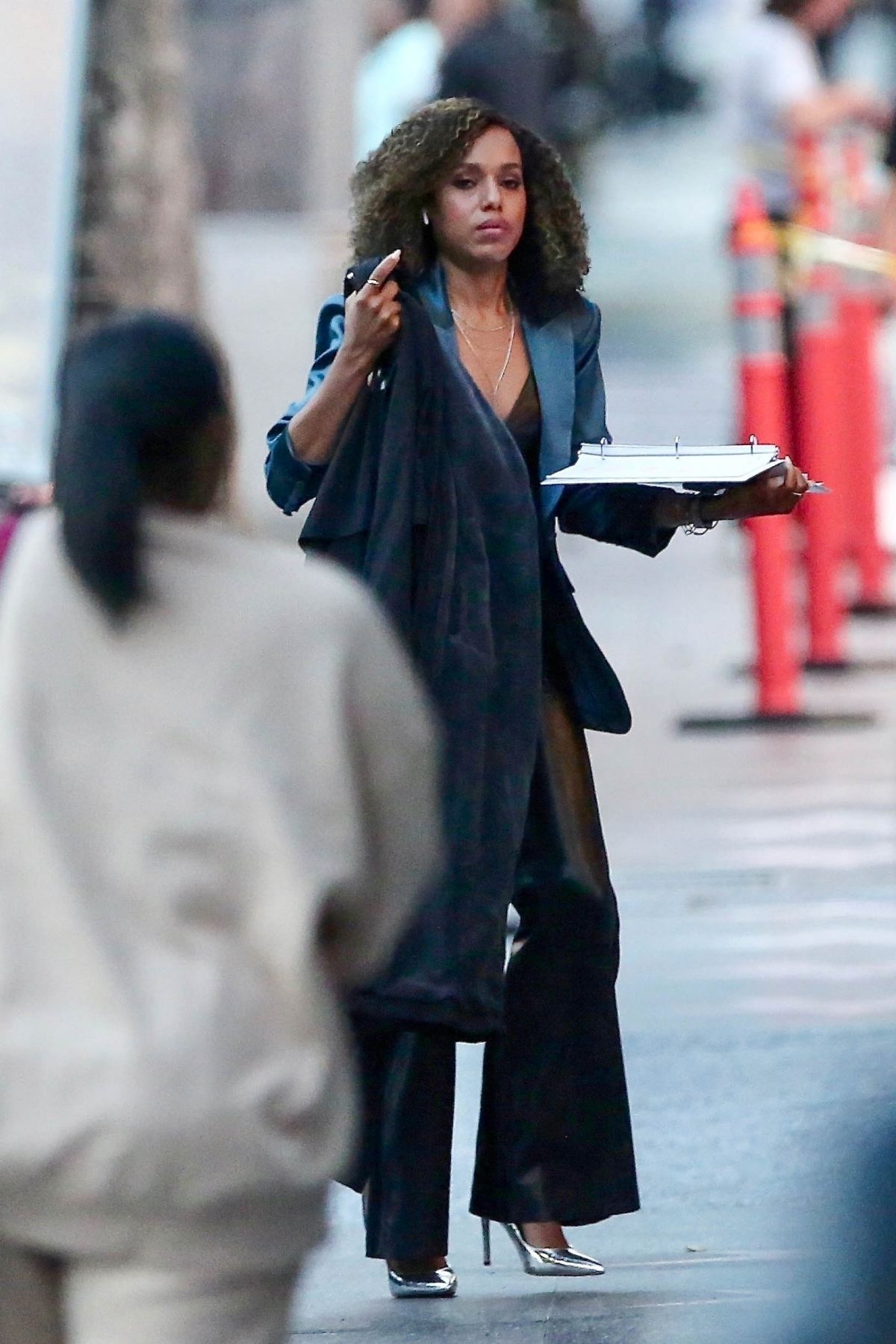 Kerry Washington on the Set of Unprisoned, February 2024