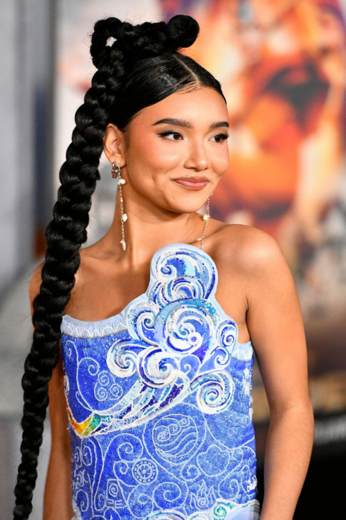 Kiawentii at Avatar: The Last Airbender Premiere, February 2024