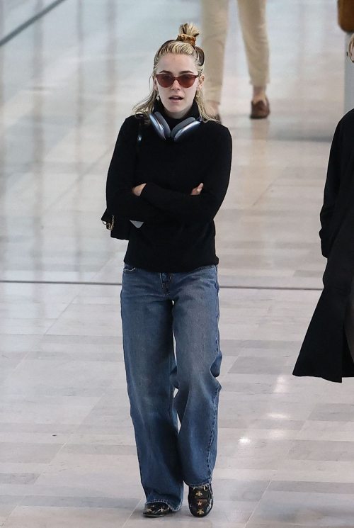 Kiernan Shipka at Charles de Gaulle Airport in Paris, February 2024 1