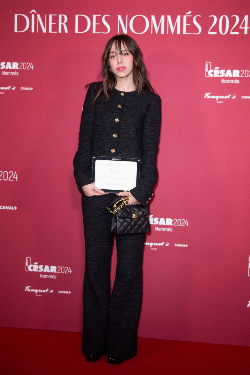 Kim Higelin at Cesar Nominee Dinner at Le Fouquet’s in Paris, February 2024 5