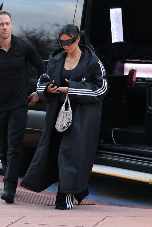 Kim Kardashian Arrives at Her Son’s Basketball Game at Sports Academy, February 2024 2