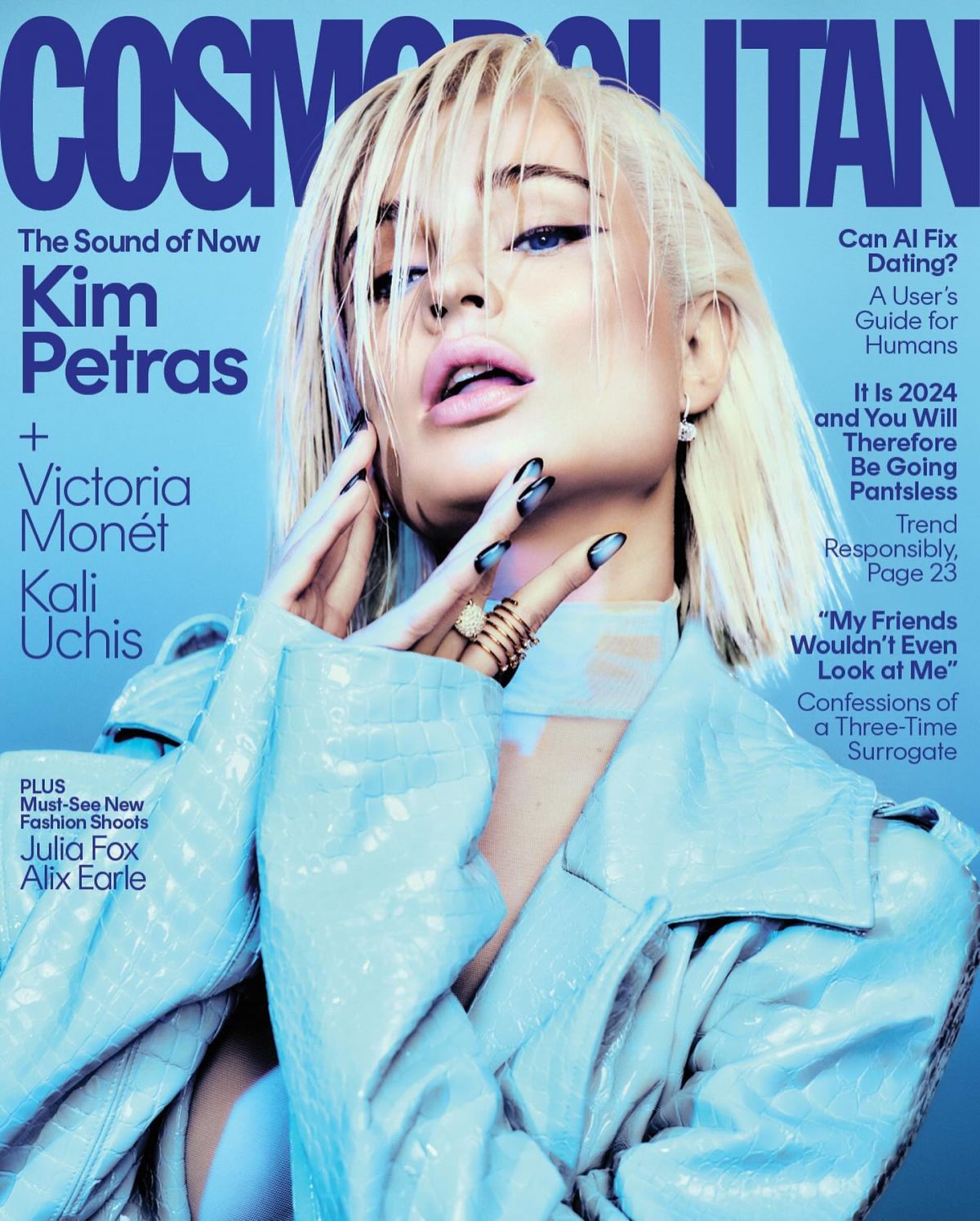 Kim Petras for Cosmopolitan Magazine, February 2024