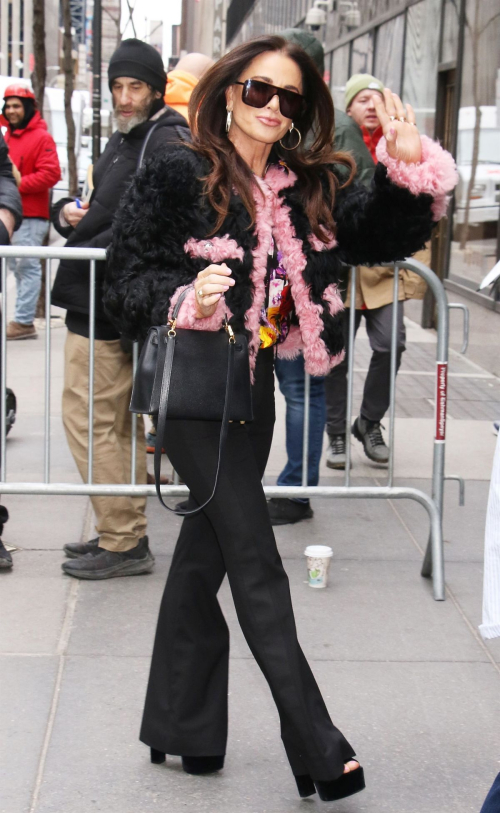 Kyle Richards Arrives at Today Show in New York, February 2024 2