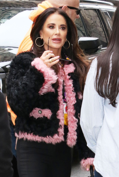 Kyle Richards Arrives at Today Show in New York, February 2024 3