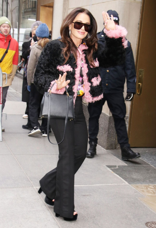 Kyle Richards Arrives at Today Show in New York, February 2024 4