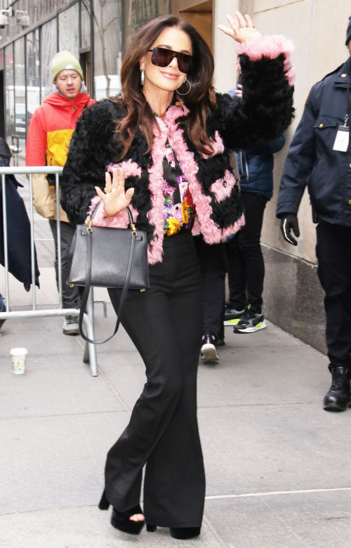 Kyle Richards Arrives at Today Show in New York, February 2024 6