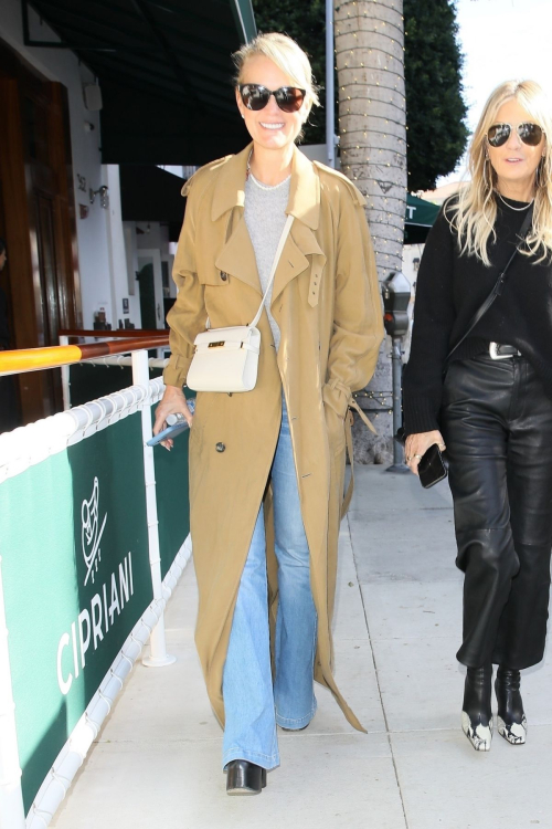 Laeticia Hallyday Out for Lunch at Cipriani Los Angeles, February 2024 3