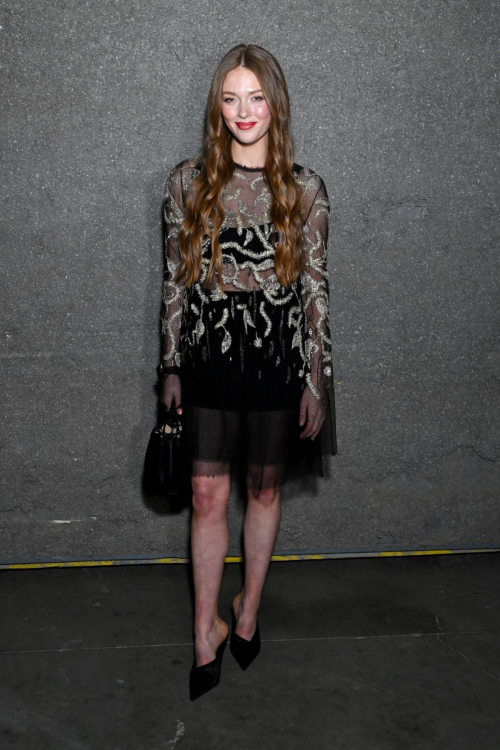 Larsen Thompson at Jason Wu RTW Fall 2024 Show at NYFW, February 2024 6