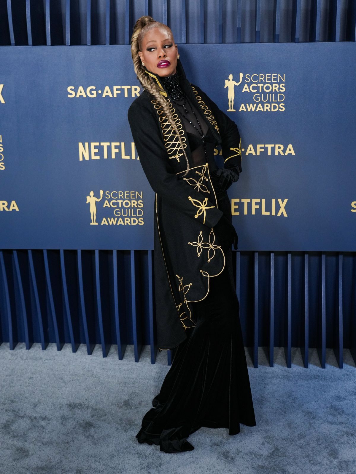 Laverne Cox at 30th Annual Screen Actors Guild Awards, February 2024