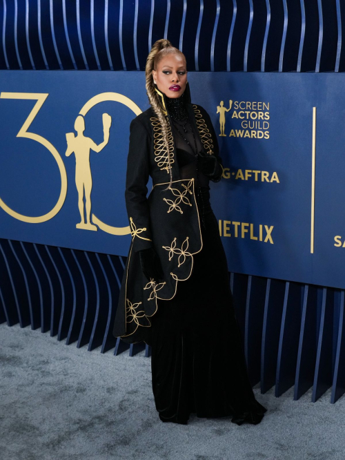 Laverne Cox at 30th Annual Screen Actors Guild Awards, February 2024 1