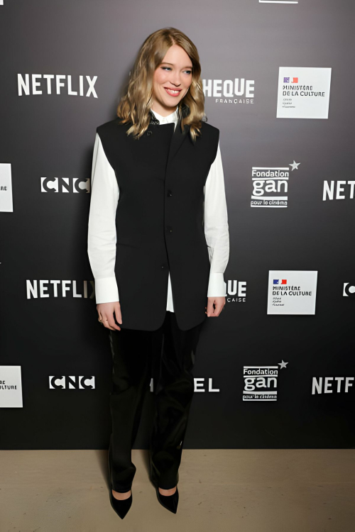 Lea Seydoux at La Bete Premiere in Paris, February 2024 1