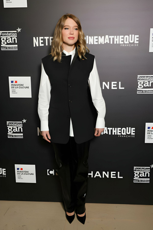 Lea Seydoux at La Bete Premiere in Paris, February 2024 2