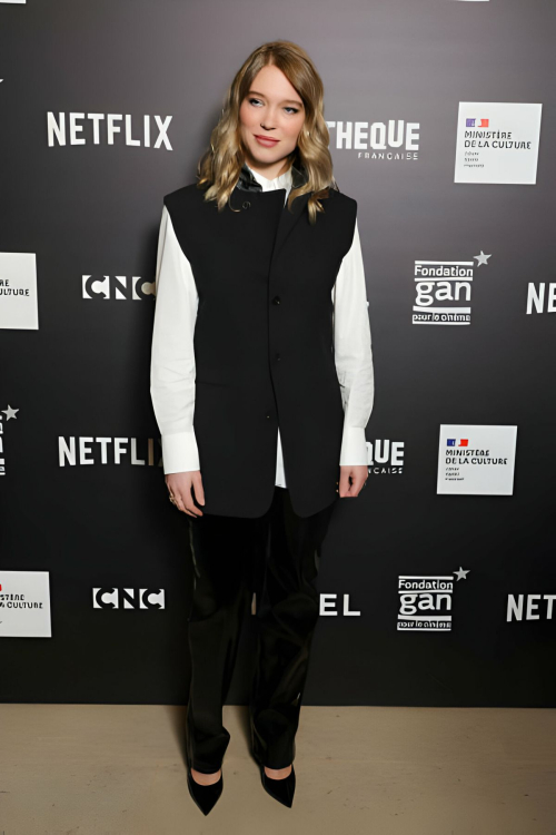 Lea Seydoux at La Bete Premiere in Paris, February 2024 3