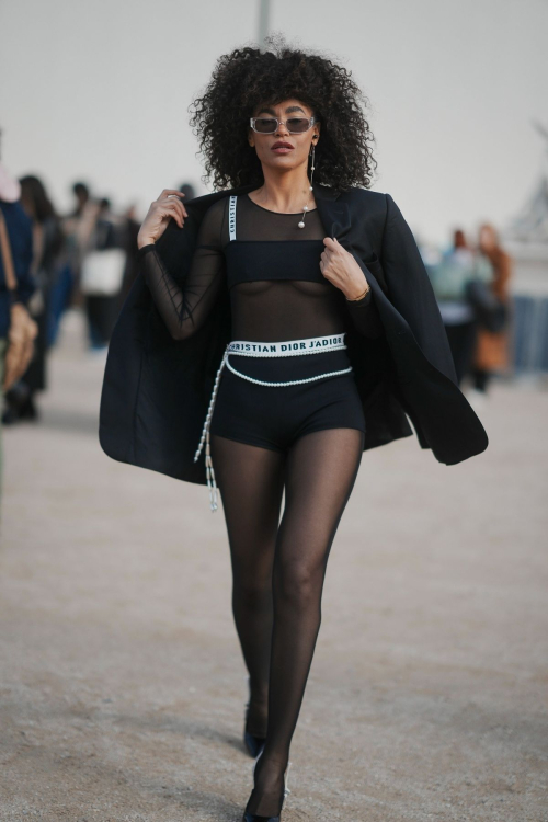 Leila Depina Leaving Christian Dior Show Paris Fashion Week, February 2024 3