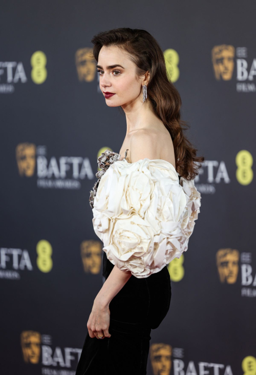 Lily Collins at EE Bafta Film Awards in London, February 2024 3