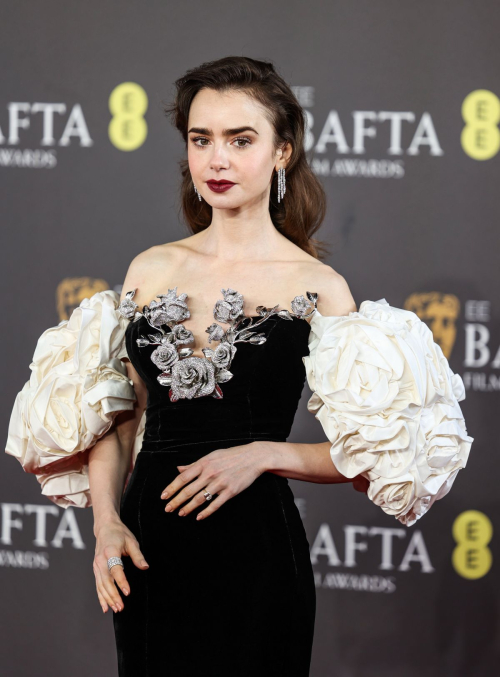 Lily Collins at EE Bafta Film Awards in London, February 2024 4