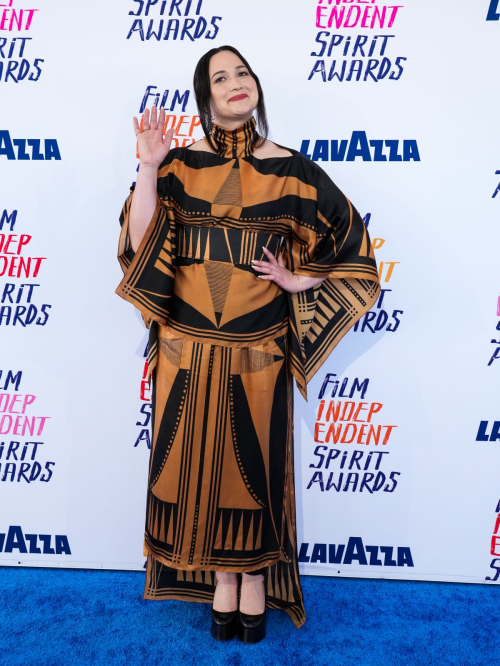 Lily Gladstone at Film Independent Spirit Awards in Santa Monica, February 2024