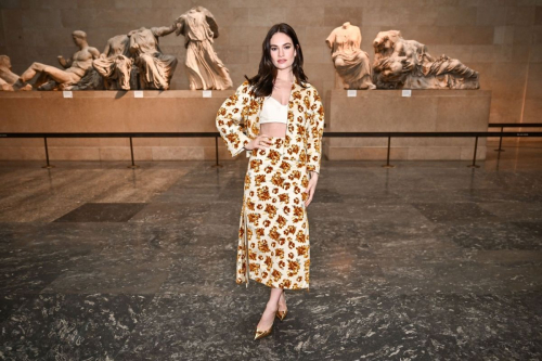 Lily James at Erdem Fashion Show London, February 2024 1