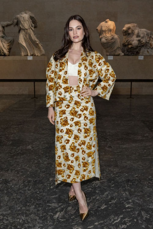 Lily James at Erdem Fashion Show London, February 2024 6