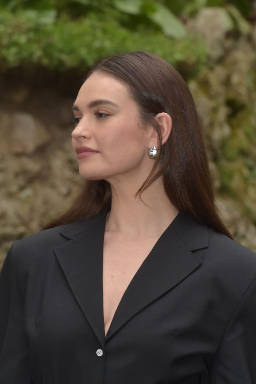 Lily James at Finally Dawn Photocall in Rome, February 2024 4