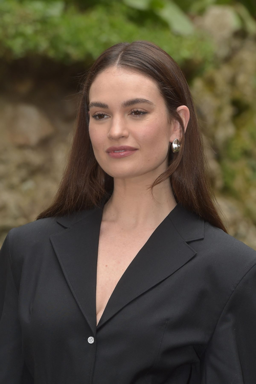 Lily James at Finally Dawn Photocall in Rome, February 2024 7