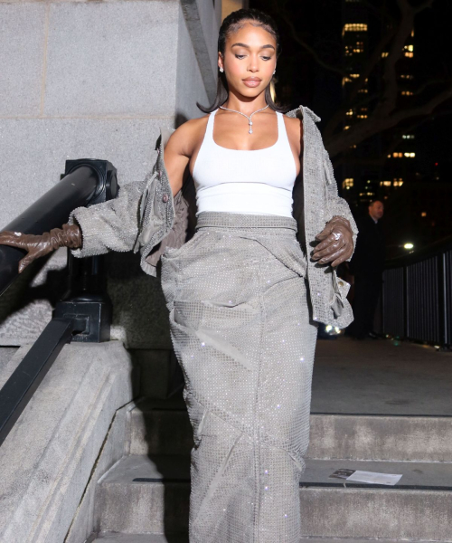 Lori Harvey at Marc Jacobs Fashion Show in New York, February 2024