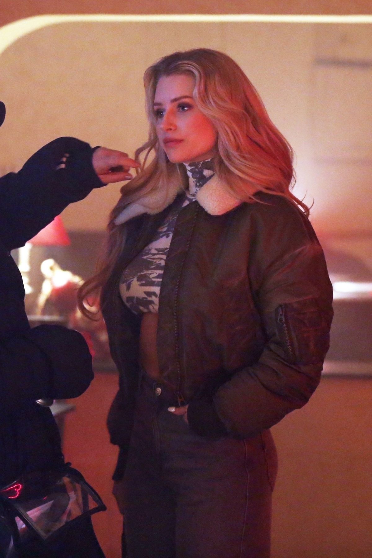 Lottie Moss on Set of April X in Bucharest, January 2024