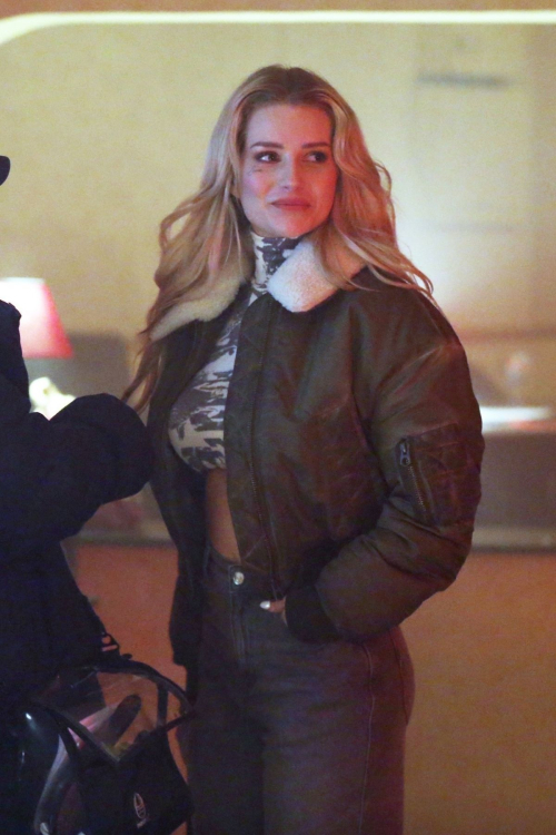 Lottie Moss on Set of April X in Bucharest, January 2024 9