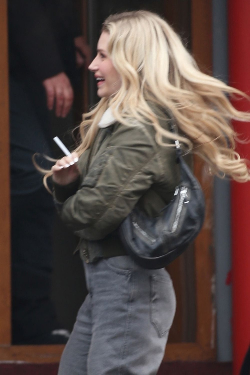 Lottie Moss on Set of April X in Bucharest, January 2024 1