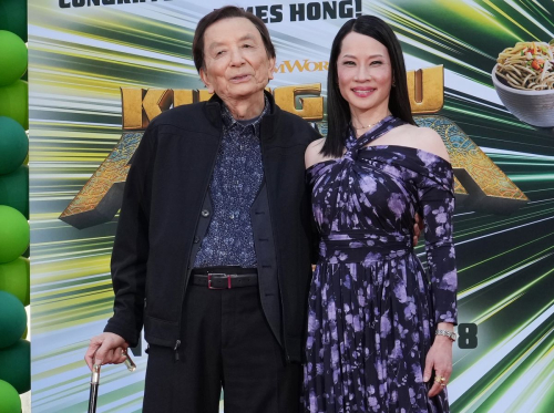 Lucy Liu at James Hong Hand and Foot Ceremony, February 2024 4