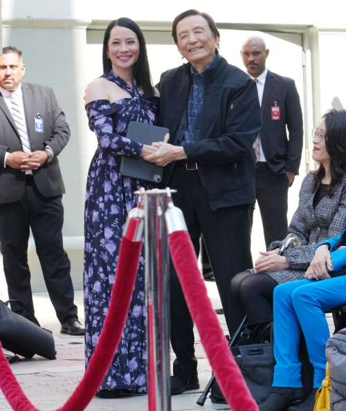 Lucy Liu at James Hong Hand and Foot Ceremony, February 2024 5