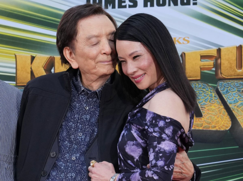 Lucy Liu at James Hong Hand and Foot Ceremony, February 2024 6