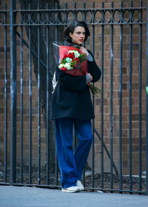 Margaret Qualley Strolls in New York for Valentine