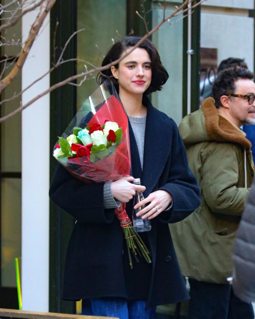 Margaret Qualley Strolls in New York for Valentine