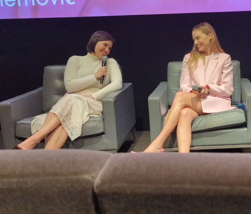 Margot Robbie and America Ferrera at Final Barbie Screening in Los Angeles, February 2024 1