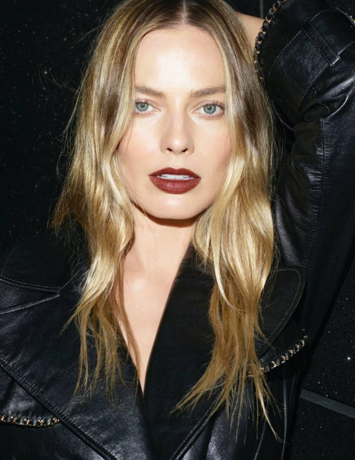 Margot Robbie for Chanel’s Rouge Allure Velvet Lipstick Campaign, February 2024