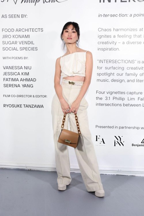 Mari Yamamoto at 3.1 Phillip Lim Presentation at NYFW, February 2024