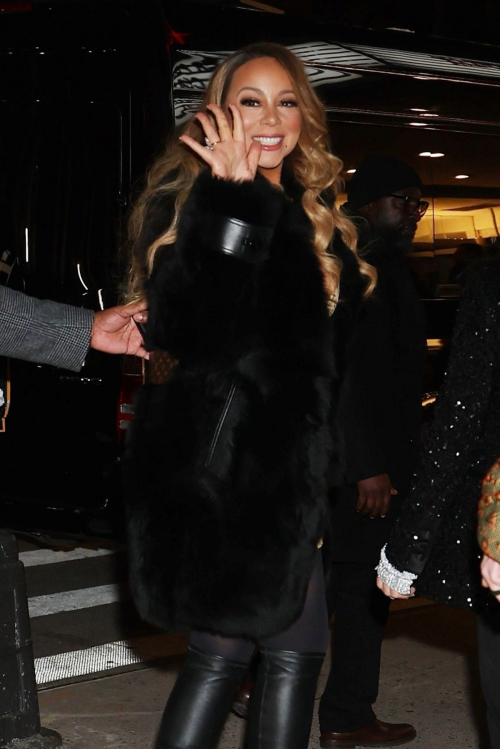 Mariah Carey Leaves Mea Culpa Premiere, February 2024 3