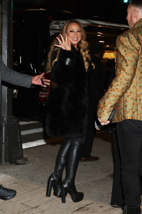 Mariah Carey Leaves Mea Culpa Premiere, February 2024 4