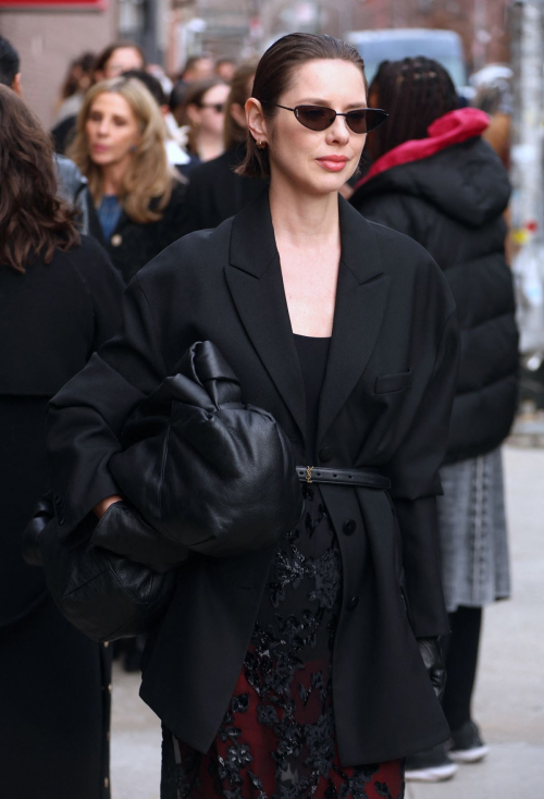 Marina Ingvarsson Arrives at Jason Wu Show at NYFW, February 2024 1