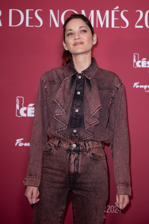 Marion Cotillard at Cesar Nominee Dinner in Paris, February 2024