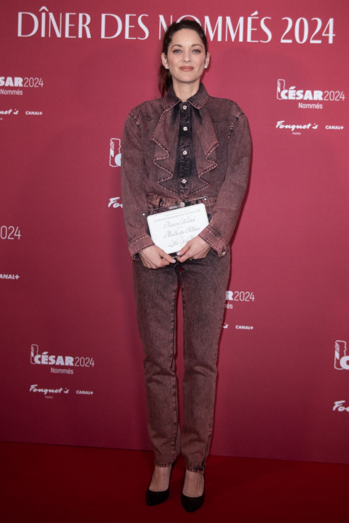 Marion Cotillard at Cesar Nominee Dinner in Paris, February 2024 4