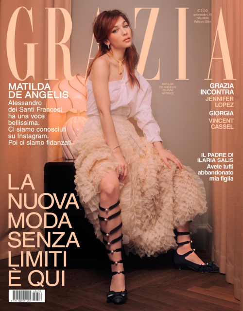 Matilda De Angelis for Grazia Italy, February 2024