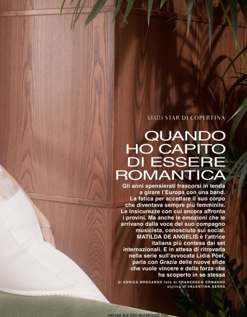 Matilda De Angelis in Grazia Magazine Italy, February 2024 13