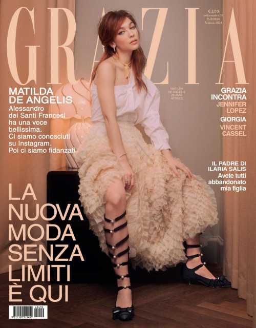 Matilda De Angelis in Grazia Magazine Italy, February 2024 14