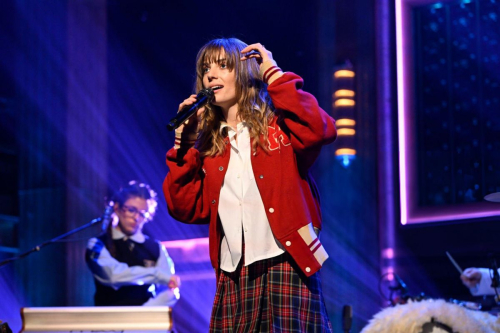 Maya Hawke Performs at Tonight Show New York, February 2024 3