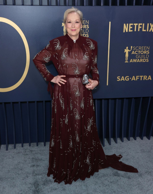 Meryl Streep at 30th Annual Screen Actors Guild Awards, February 2024